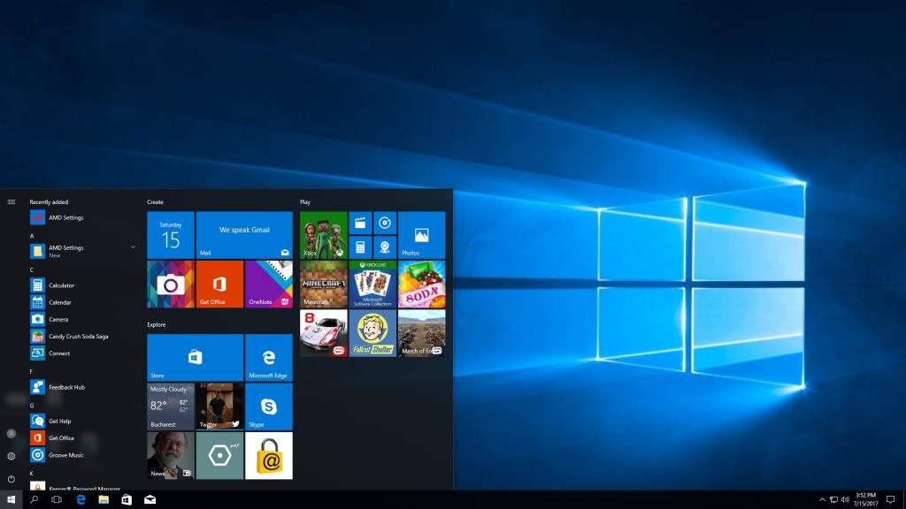 Windows 10 new installation