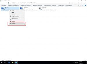 Windows 10 Network Adapter Properties